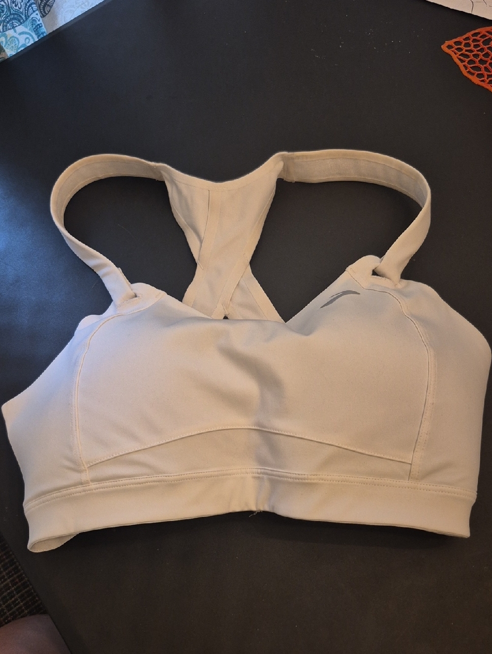 Brooks Beige Racerback Sports Bra